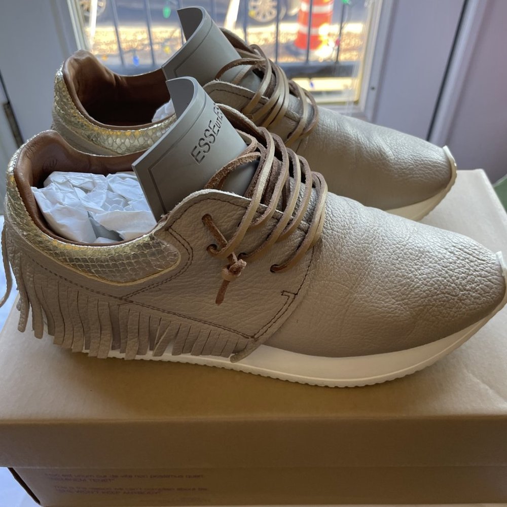 Essetuesse Fringe Sneakers - Size: 40 (EU) - Color: Sand